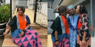“Staying connected to my roots keeps me grounded” – DJ Cuppy says as she spends time with her paternal grandma