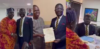 Netizens rain curse on Seyi Law as he resumes office in Ondo State