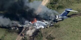 BREAKING: Plane carrying 62 passengers crashes (Video)
