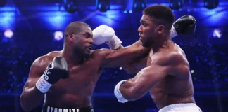 Anthony Joshua and Daniel Dubois