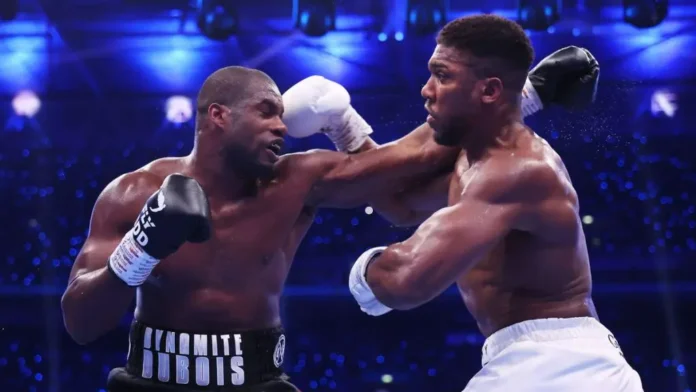 Anthony Joshua and Daniel Dubois