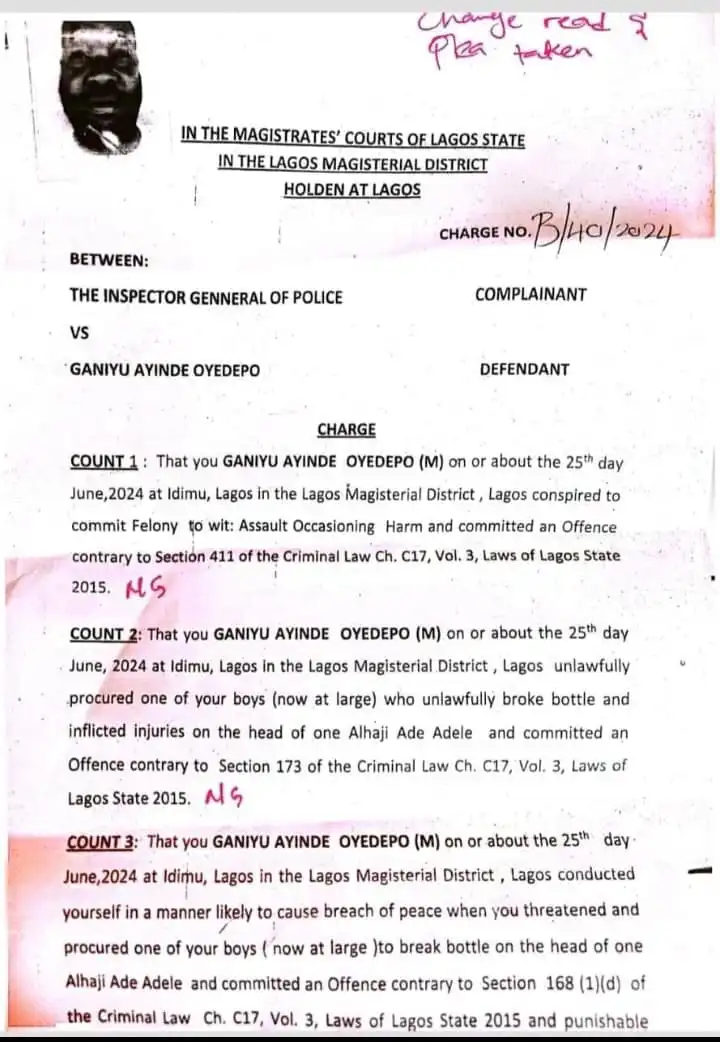 Drama Unfolds as Court Sends Koko Zaria, MC Oluomo’s Ally, to Prison Over Actor’s Assault 1 Court sends NURTW Chieftain Koko Zaria to prison for assaulting actor Baba Lawori Kemi Filani blog min