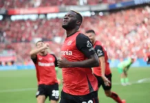 Boniface Stuns Fans with Game-Winning Strike in Bayer Leverkusen’s Explosive 7-Goal Comeback Thriller