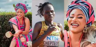 Phyna reacts to Kenyan athlete Rebecca