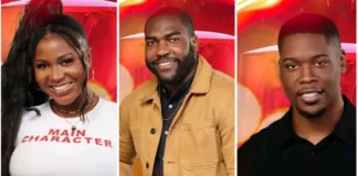 #BBNaija: Handi, Tjay and Shaun become latest housemates to be evicted