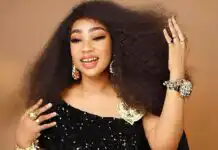 Actress Ola Daniels cries out