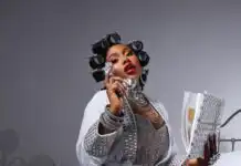 Mercy Eke Stuns in Silver Ensemble as She Celebrates Her 34th Birthday in Style