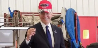 US election: Joe Biden seen wearing Trump’s MAGA cap