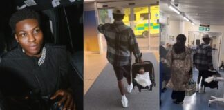 Singer Reekado Banks welcomes baby with lover (Video)
