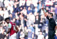 Kudus suffer red as Tottenham hammer 10-man West Ham 4-1