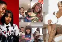 “Eh, mummy Tiwa” – Peller almost loses his mind as Tiwa Savage displays tattoo on her backside (Video)