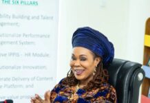 Mrs. Uju Kennedy Ohanenye, Minister of Women Affairs,