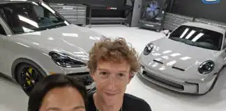 Mark Zuckerberg unveils custom-designed Porsches for himself and his wife