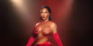 Toke Makinwa stuns in vibrant red ensembles at the BBNaija grand finale