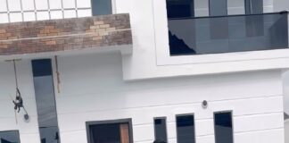 Actress Evan Okoro shows off her new house