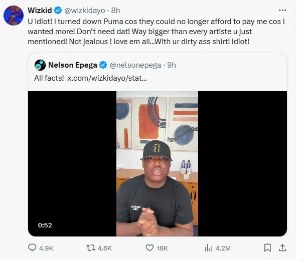 "They could no longer afford to pay me" - Wizkid speaks on why Puma chose Davido over him 3 Screenshot 2024 10 03 062829.png