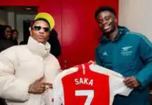 Wizkid performs at Bukayo Saka’s 23rd birthday party