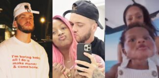 Drama unfolds as DJ Cuppy’s ex-fiancé, Ryan Taylor, goes public with girlfriend Fiona and their child in a surprising post