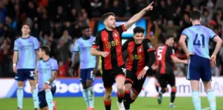AFC Bournemouth cook 10-man Arsenal with a convincing 2-0 win