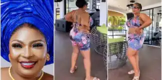 “Why you dey cover your belle?” – Laide Bakare dragged over her outfit in recent video