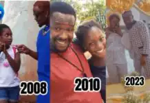 Throwback photos of Nollywood actors Zubby Michael and Sharon Ifedi go viral