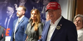 Donald Trump casts his vote with wife Melania