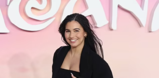 28-year-old Mabel flaunts engagement ring at Moana 2 premiere