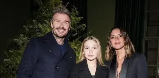 Victoria Beckham celebrates 10-years anniversary of her ‘Dover Street store’ with family