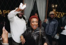 Burna Boy’s mother, Bose Ogulu, overwhelmed by surprise birthday bash