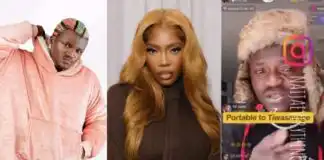 Portable send warning to Tiwa Savage over her viral photos
