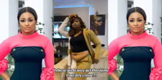 Actress Etinosa flaunts potbelly, mocks ladies with flat tummy