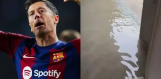 Robert Lewandowski's Home Flooded During Heavy Storms in Barcelona