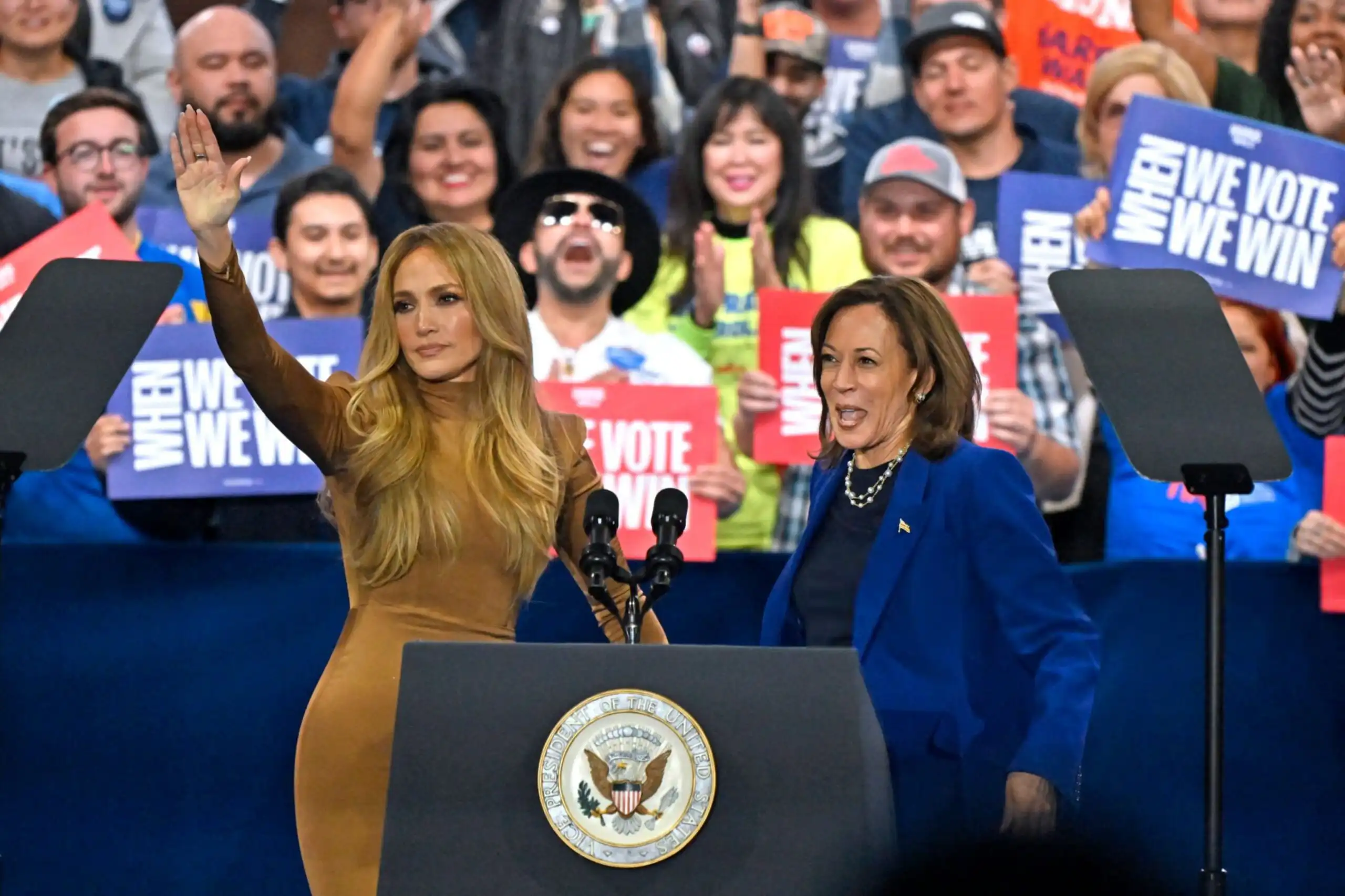 Jennifer Lopez Wows with Passionate Speech at Kamala Harris’ Las Vegas Rally