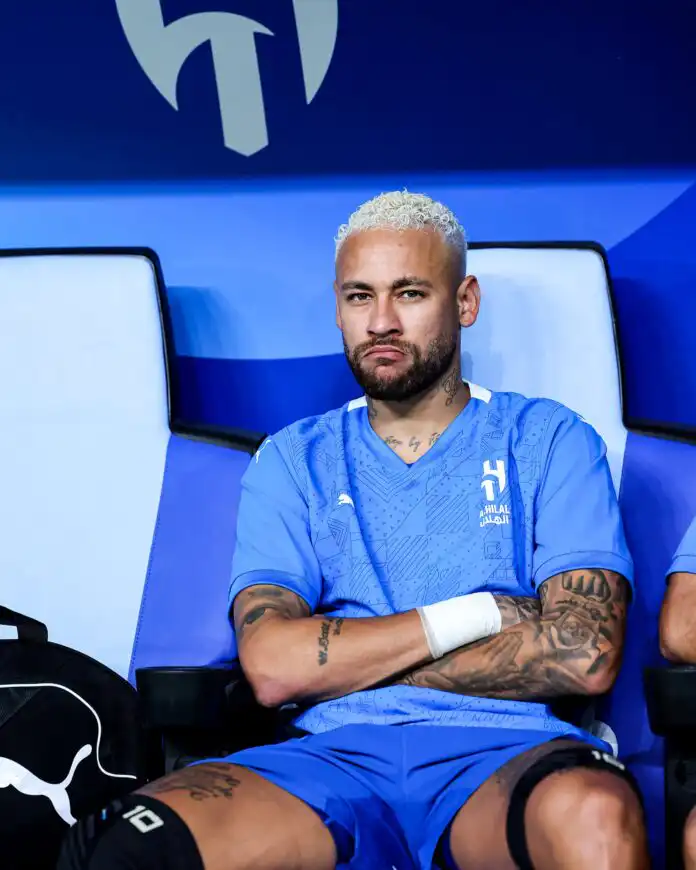 Neymar will miss up to six weeks with a hamstring injury, Al Hilal confirm Neymar will miss up to six weeks with a hamstring injury, Al Hilal confirm