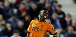 Real Madrid Winger Vinicius Jr. is Injured, expected to be out for 3 weeks
