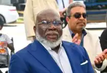 Bishop T.D. Jakes reportedly experienced a medical emergency during Sunday service