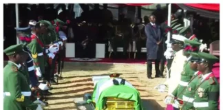 BREAKING: Late COAS Lagbaja laid to rest amid tears