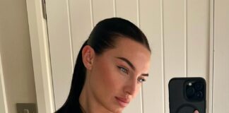 Annie Kilner Turns Heads in a Daring, Figure-Hugging Dress Annie Kilner Turns Heads in a Daring, Figure-Hugging Dress