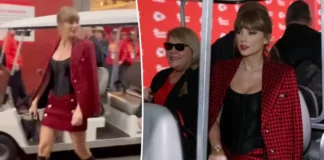 Taylor Swift chides security guard for yelling at photographers