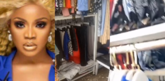Uche Ogbodo Cries Out As Her Business Gets Looted by Nigerian Burglars