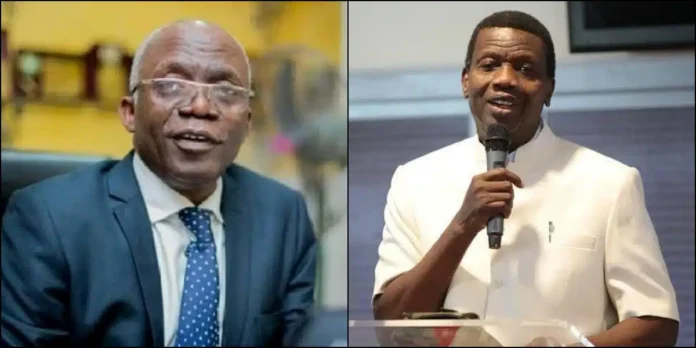 Femi Falana claims Pastor Adeboye is building business centers, not religious institutions