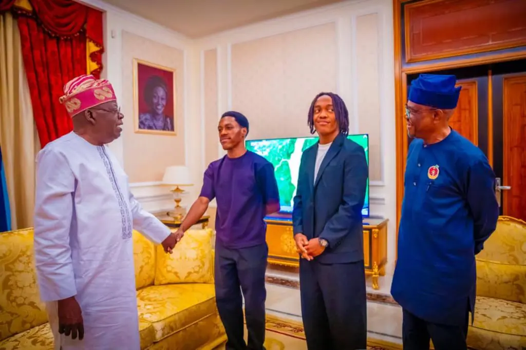 Christmas: Wike, sons visit President Tinubu in Lagos (Photos)