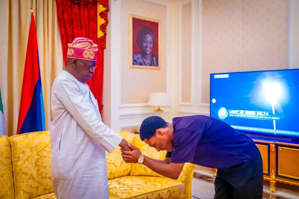 Christmas: Wike, sons visit President Tinubu in Lagos (Photos)