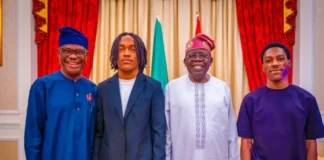 Christmas: Wike, sons visit President Tinubu in Lagos (Photos)
