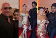 Ini Edo Poses with Eva Longoria and Vin Diesel at Red Sea Film Festival Ini Edo Poses with Eva Longoria and Vin Diesel at Red Sea Film Festival