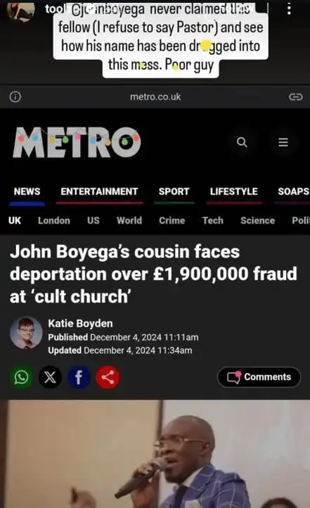 I refuse to call him a pastor Toolz reacts to Tobi Adegboyega alleged deportation Kemi Filani blog min