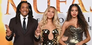 Jay Z steps out with wife, Beyoncé & daughter, Blue