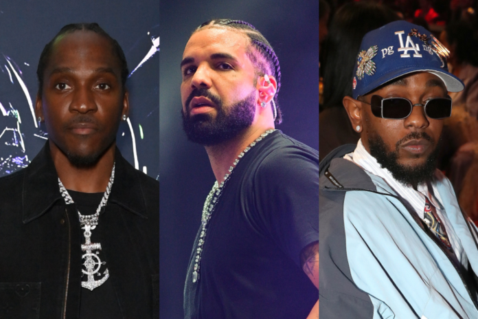 Pusha T Comments on Drake's Rap Beef with Kendrick Lamar and Petitions Against UMG