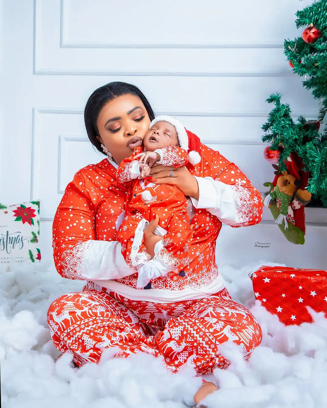 Tawa Ajisefinni & Dayo Amusa Celebrate Their First Christmas as Proud Moms