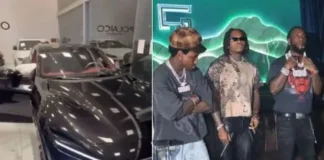 Shallipopi Reacts Emotionally to Burna Boy’s Ferrari Unveiling